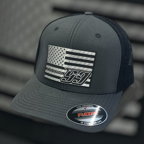 Flex Fit Chrome Flag Hat