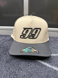 Black/ Gray 99 Hat with side embroidery