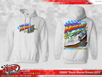 Ash gray “Retro” hoodie