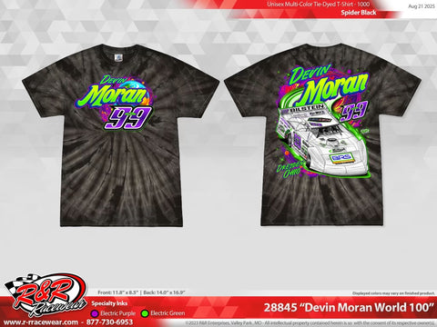 Black Tie Dye “World 100” T