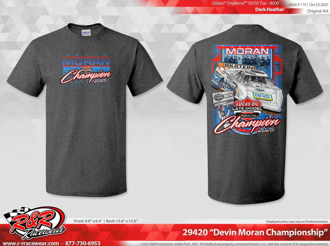 2025 Lucas Oil Champion Merch – Devin Moran Racing