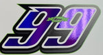 (3.5”) purple chrome 99 decal