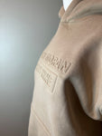 (Oversized) Embossed Tan Hoodie